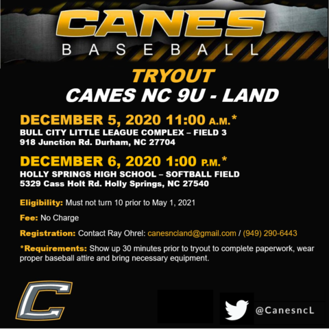 canes raleigh 9u tryouts